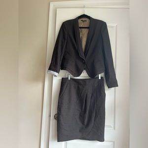 Wool Hugo boss suit jacket and matching skirt